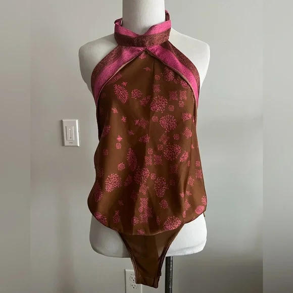 New-Free People intimately halter body suit in a XS - Picture 3 of 5